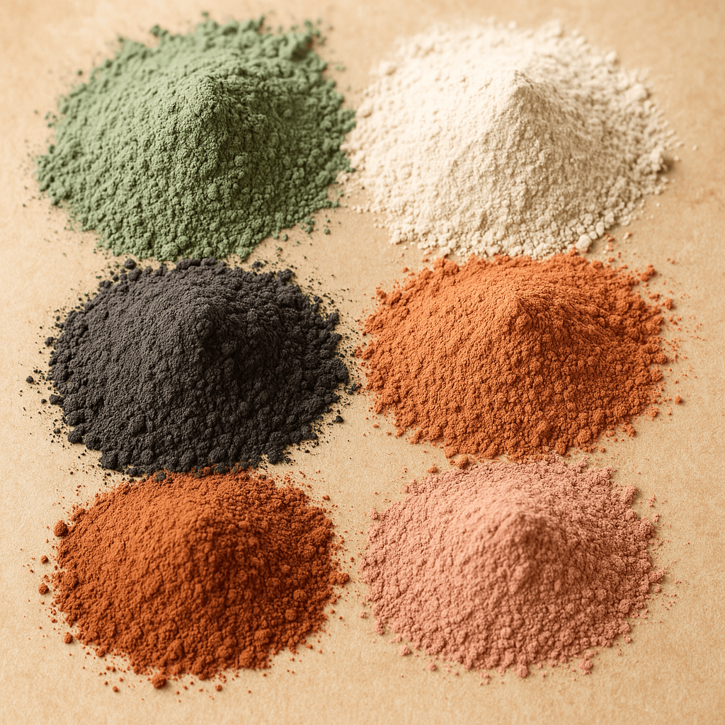 tipos de argilas naturais