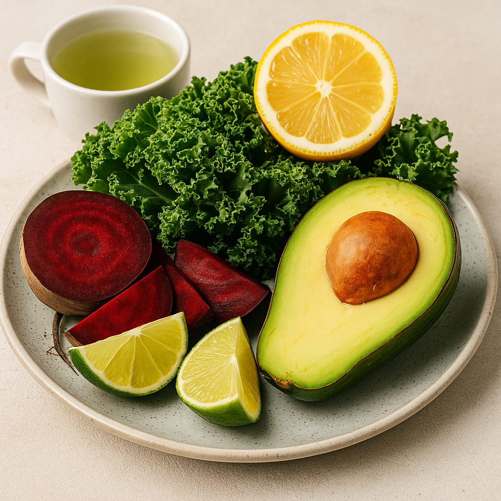 alimentos que limpam o fígado e clareiam a pele naturalmente