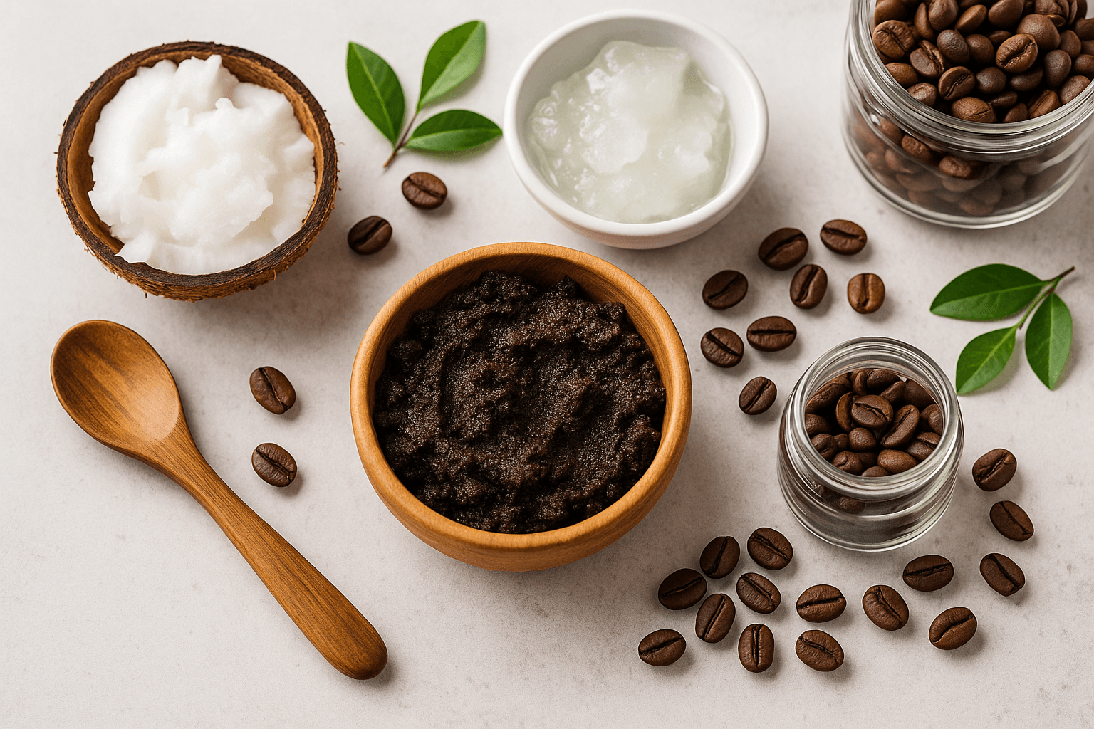 esfoliante caseiro com cafe e oleo de coco