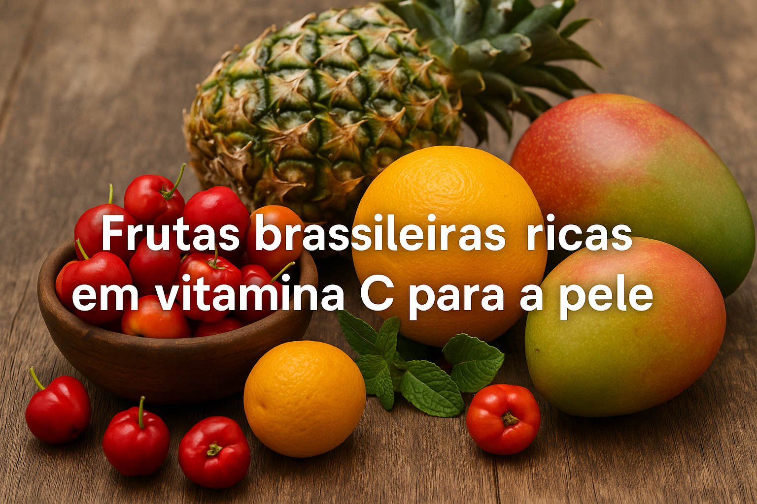 frutas brasileiras para pele saudável